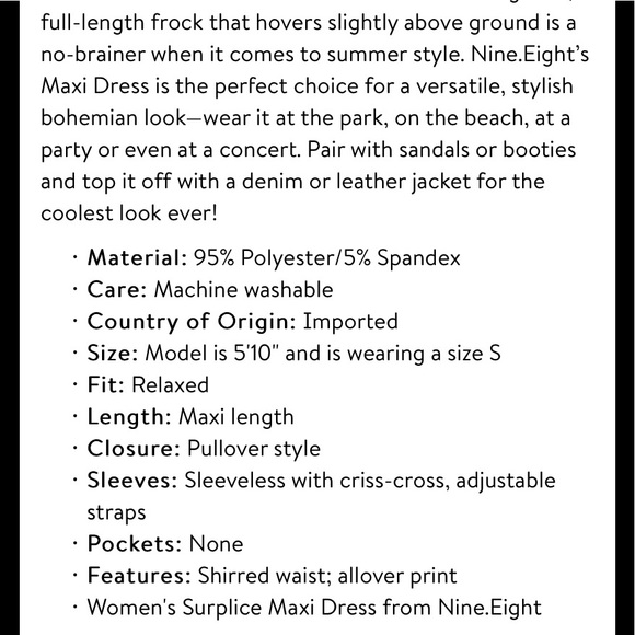 Women’s Yellow and Blue Floral Maxi Dress Large - Picture 7 of 9